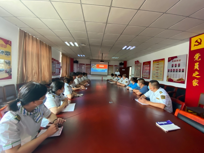 2021-6-29 柏乡收费站组织开展消防安全培训，拍摄：高冰册