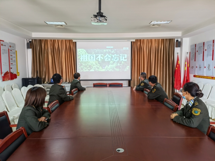 4月1日，内丘站组织开展“‘2022奋进’清明云祭奠”主题活动