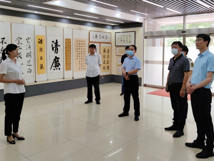 大广分公司纪委到石安分公司纪委参观交流廉洁文化建设工作 (1)