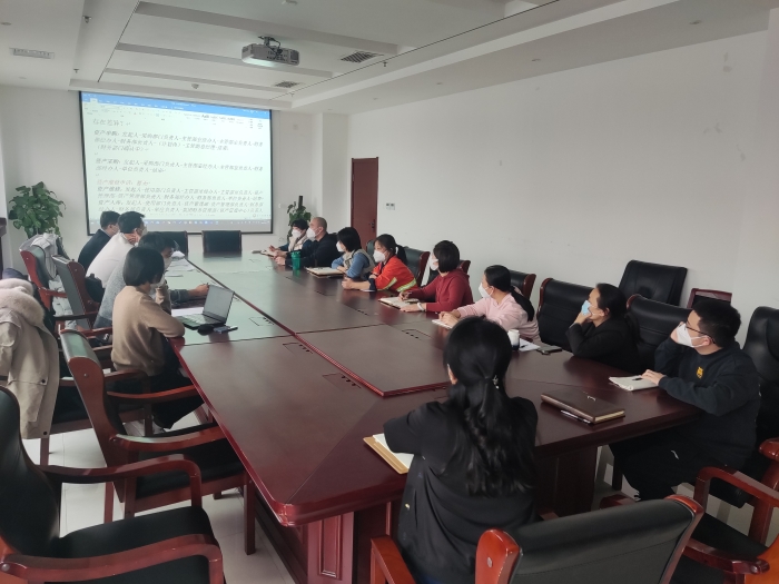 集团公司资产管理系统试运行调研组到石安分公司进行调研