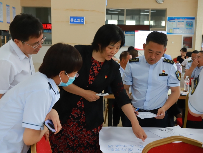 石安分公司举办“支部书记擂台赛”实操演练 (1)